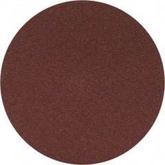 Merit Abrasives - 5" Diam, 100 Grit Aluminum Oxide Adhesive PSA Disc - Medium Grade, Black, Cloth Backing, Flexible - Eagle Tool & Supply