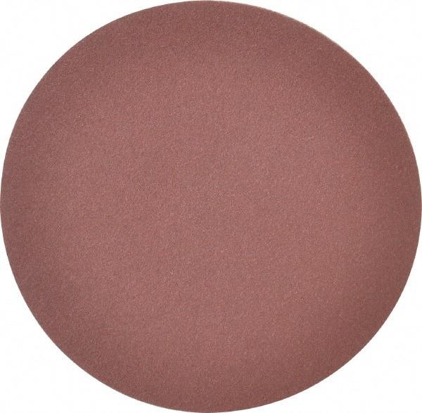 Merit Abrasives - 5" Diam, 120 Grit Aluminum Oxide Adhesive PSA Disc - Medium Grade, Black, Cloth Backing, Flexible - Eagle Tool & Supply