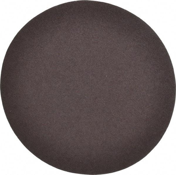 Merit Abrasives - 6" Diam, 80 Grit Aluminum Oxide Adhesive PSA Disc - Coarse Grade, Black, Cloth Backing, Flexible - Eagle Tool & Supply