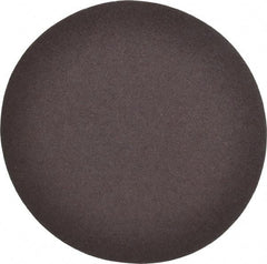 Merit Abrasives - 6" Diam, 80 Grit Aluminum Oxide Adhesive PSA Disc - Coarse Grade, Black, Cloth Backing, Flexible - Eagle Tool & Supply