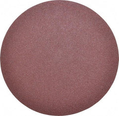 Merit Abrasives - 6" Diam, 120 Grit Aluminum Oxide Adhesive PSA Disc - Medium Grade, Black, Cloth Backing, Flexible - Eagle Tool & Supply