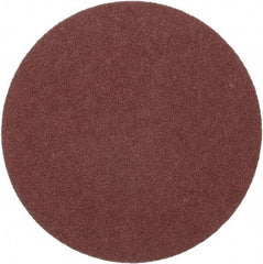 Merit Abrasives - 8" Diam, 36 Grit Aluminum Oxide Adhesive PSA Disc - Very Coarse, Black, Cloth Backing, Flexible - Eagle Tool & Supply