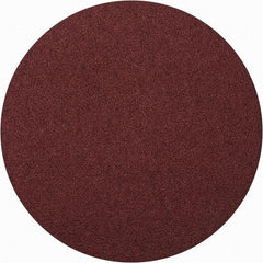 Merit Abrasives - 8" Diam, 50 Grit Aluminum Oxide Adhesive PSA Disc - Coarse Grade, Black, Cloth Backing, Flexible - Eagle Tool & Supply