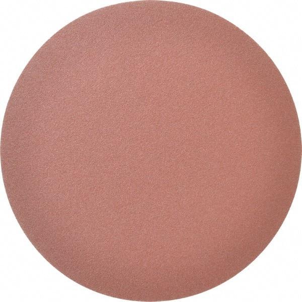 Merit Abrasives - 8" Diam, 80 Grit Aluminum Oxide Adhesive PSA Disc - Coarse Grade, Black, Cloth Backing, Flexible - Eagle Tool & Supply