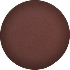 Merit Abrasives - 8" Diam, 100 Grit Aluminum Oxide Adhesive PSA Disc - Medium Grade, Black, Cloth Backing, Flexible - Eagle Tool & Supply