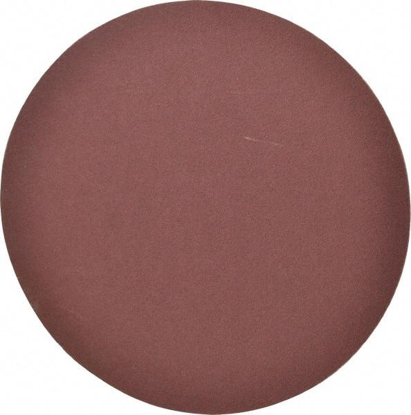 Merit Abrasives - 8" Diam, 120 Grit Aluminum Oxide Adhesive PSA Disc - Medium Grade, Black, Cloth Backing, Flexible - Eagle Tool & Supply