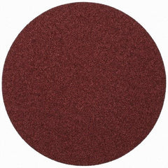 Merit Abrasives - 9" Diam, 36 Grit Aluminum Oxide Adhesive PSA Disc - Very Coarse, Black, Cloth Backing, Flexible - Eagle Tool & Supply