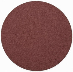 Merit Abrasives - 9" Diam, 40 Grit Aluminum Oxide Adhesive PSA Disc - Very Coarse, Black, Cloth Backing, Flexible - Eagle Tool & Supply