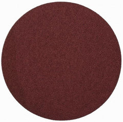 Merit Abrasives - 9" Diam, 50 Grit Aluminum Oxide Adhesive PSA Disc - Coarse Grade, Black, Cloth Backing, Flexible - Eagle Tool & Supply