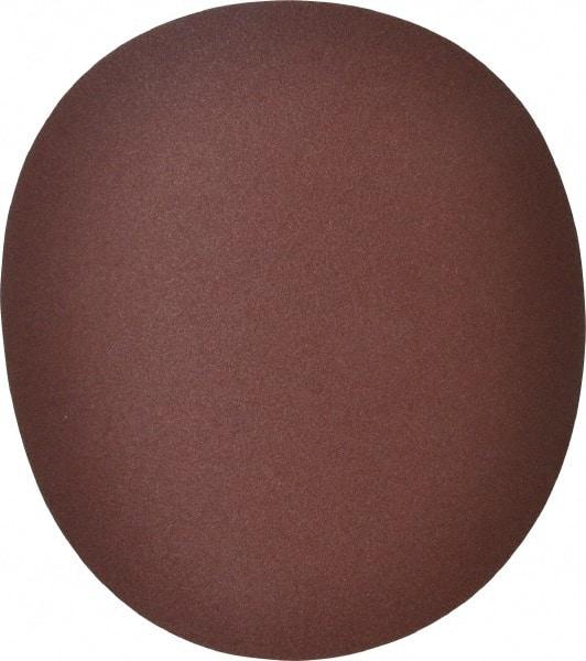 Merit Abrasives - 9" Diam, 80 Grit Aluminum Oxide Adhesive PSA Disc - Coarse Grade, Black, Cloth Backing, Flexible - Eagle Tool & Supply
