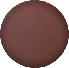 Merit Abrasives - 10" Diam, 80 Grit Aluminum Oxide Adhesive PSA Disc - Coarse Grade, Black, Cloth Backing, Flexible, Use with Stationary Disc Sanders - Eagle Tool & Supply