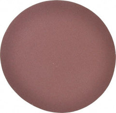 Merit Abrasives - 10" Diam, 100 Grit Aluminum Oxide Adhesive PSA Disc - Medium Grade, Black, Cloth Backing, Flexible, Use with Stationary Disc Sanders - Eagle Tool & Supply