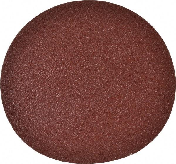 Merit Abrasives - 12" Diam, 24 Grit Aluminum Oxide Adhesive PSA Disc - Very Coarse, Black, Cloth Backing, Flexible - Eagle Tool & Supply