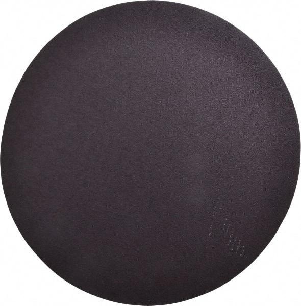 Merit Abrasives - 12" Diam, 60 Grit Aluminum Oxide Adhesive PSA Disc - Coarse Grade, Black, Cloth Backing, Flexible, Use with Stationary Disc Sanders - Eagle Tool & Supply