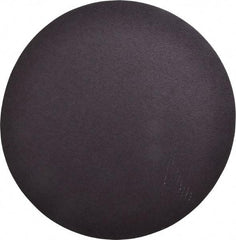 Merit Abrasives - 12" Diam, 60 Grit Aluminum Oxide Adhesive PSA Disc - Coarse Grade, Black, Cloth Backing, Flexible, Use with Stationary Disc Sanders - Eagle Tool & Supply