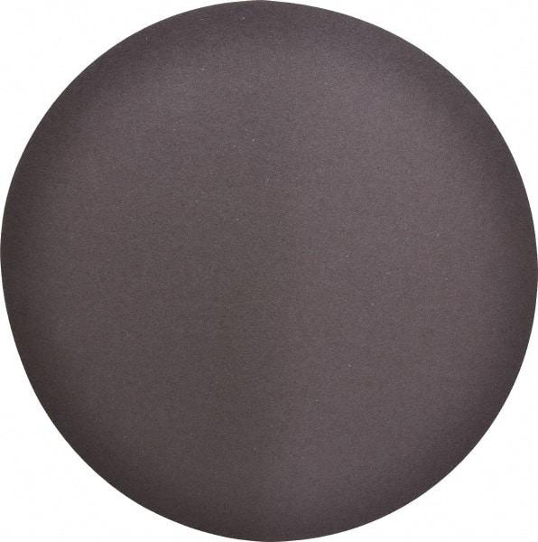 Merit Abrasives - 12" Diam, 80 Grit Aluminum Oxide Adhesive PSA Disc - Coarse Grade, Black, Cloth Backing, Flexible, Use with Stationary Disc Sanders - Eagle Tool & Supply
