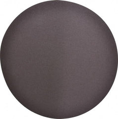 Merit Abrasives - 12" Diam, 80 Grit Aluminum Oxide Adhesive PSA Disc - Coarse Grade, Black, Cloth Backing, Flexible, Use with Stationary Disc Sanders - Eagle Tool & Supply
