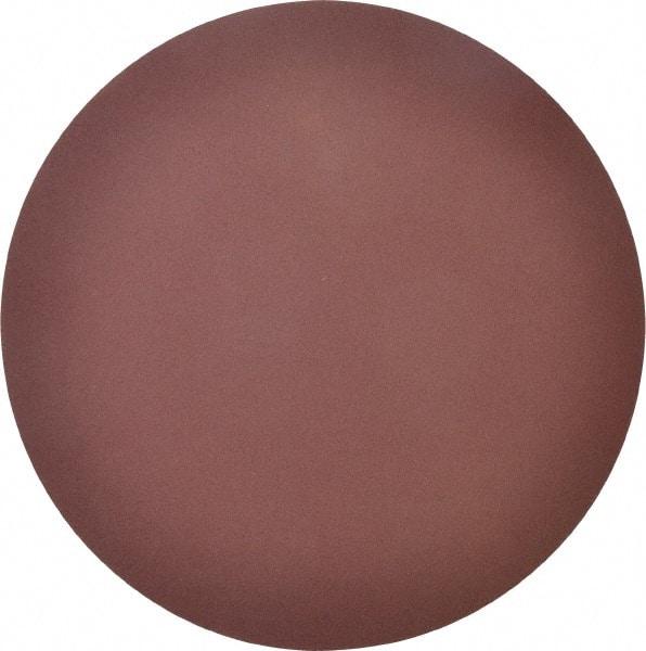 Merit Abrasives - 12" Diam, 120 Grit Aluminum Oxide Adhesive PSA Disc - Medium Grade, Black, Cloth Backing, Flexible, Use with Stationary Disc Sanders - Eagle Tool & Supply