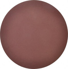 Merit Abrasives - 12" Diam, 120 Grit Aluminum Oxide Adhesive PSA Disc - Medium Grade, Black, Cloth Backing, Flexible, Use with Stationary Disc Sanders - Eagle Tool & Supply