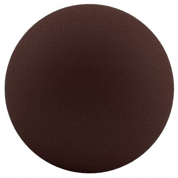 Merit Abrasives - 12" Diam, 150 Grit Aluminum Oxide Adhesive PSA Disc - Medium Grade, Black, Cloth Backing, Flexible, Use with Stationary Disc Sanders - Eagle Tool & Supply