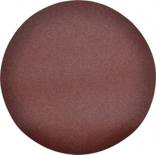 Merit Abrasives - 12" Diam, 180 Grit Aluminum Oxide Adhesive PSA Disc - Fine Grade, Black, Cloth Backing, Flexible, Use with Stationary Disc Sanders - Eagle Tool & Supply