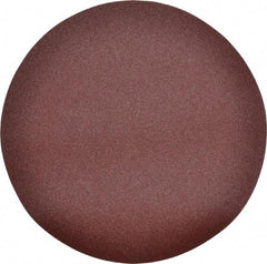 Merit Abrasives - 12" Diam, 180 Grit Aluminum Oxide Adhesive PSA Disc - Fine Grade, Black, Cloth Backing, Flexible, Use with Stationary Disc Sanders - Eagle Tool & Supply