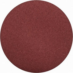 Merit Abrasives - 15" Diam, 50 Grit Aluminum Oxide Adhesive PSA Disc - Coarse Grade, Black, Cloth Backing, Flexible, Use with Stationary Disc Sanders - Eagle Tool & Supply