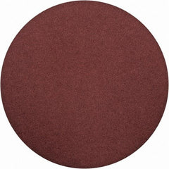 Merit Abrasives - 15" Diam, 80 Grit Aluminum Oxide Adhesive PSA Disc - Coarse Grade, Black, Cloth Backing, Flexible, Use with Stationary Disc Sanders - Eagle Tool & Supply