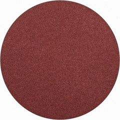 Merit Abrasives - 16" Diam, 40 Grit Aluminum Oxide Adhesive PSA Disc - Very Coarse, Black, Cloth Backing, Flexible - Eagle Tool & Supply