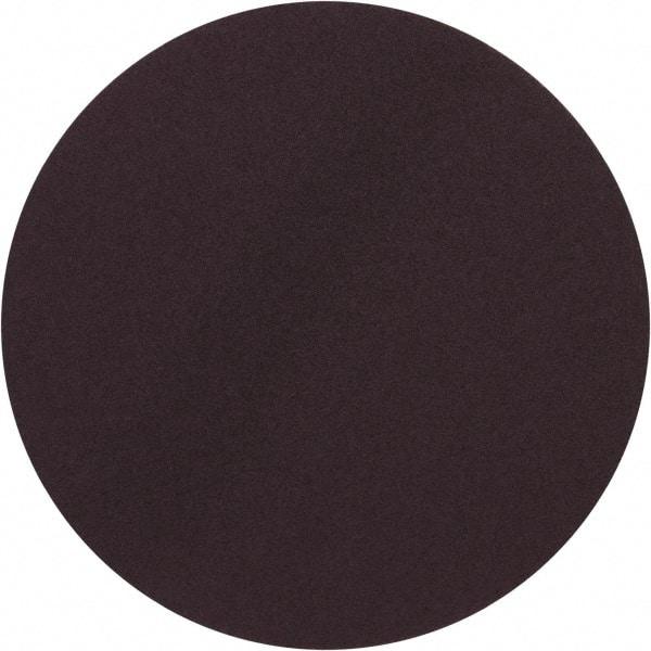Merit Abrasives - 20" Diam, 36 Grit Aluminum Oxide Adhesive PSA Disc - Very Coarse, Black, Cloth Backing, Flexible - Eagle Tool & Supply