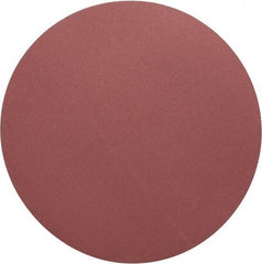 Merit Abrasives - 20" Diam, 120 Grit Aluminum Oxide Adhesive PSA Disc - Medium Grade, Black, Cloth Backing, Flexible, Use with Stationary Disc Sanders - Eagle Tool & Supply