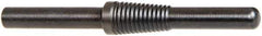 Merit Abrasives - 1/4" Pilot Diam x 1" Pilot Length, Cartridge Roll Mandrel - 1/4" Shank Diam x 1-1/4" Shank Length, 3" OAL - Eagle Tool & Supply
