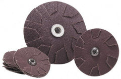 Merit Abrasives - 60 Grit, 2-1/2 Inch Diameter, Flexible Overlap Slotted Disc - Coated - Eagle Tool & Supply