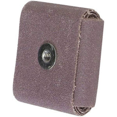 Merit Abrasives - 60 Grit, Medium Grade, Aluminum Oxide Square Pad - 1-1/2" Long x 1-1/2" Wide x 1/2" Thick - Eagle Tool & Supply