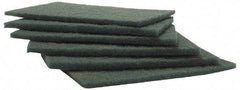 Norton - Very Fine Grade, Aluminum Oxide Hand Pad - Green, 6" Wide x 9" Long, Nonwoven - Eagle Tool & Supply
