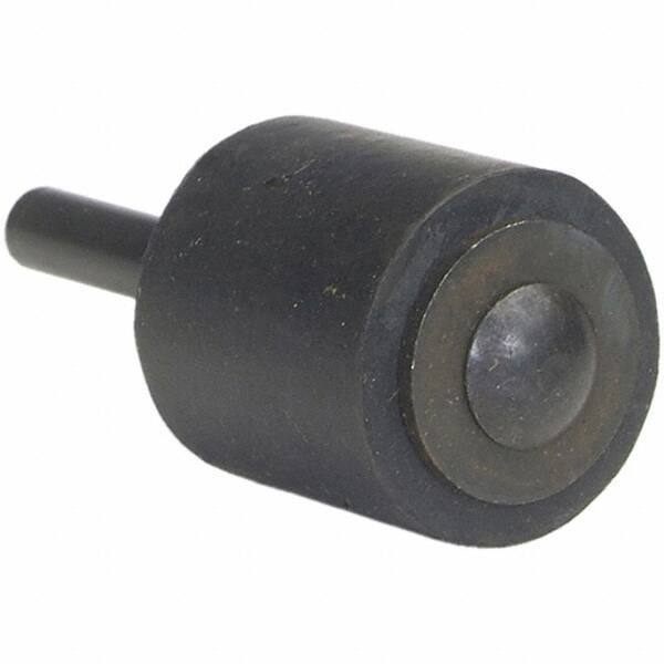 Merit Abrasives - 1" Wide x 3" Diam, Spiral Band Drum - 3/8" Shank Diam, 3,000 RPM - Eagle Tool & Supply