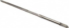 Made in USA - #5/0 Pin, 0.0966" Diam, 0.0719" Small End, 7/64" Diam Straight Shank, 1-3/16" Flute, Taper Pin Reamer - Eagle Tool & Supply