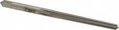 Made in USA - #1 Pin, 0.1798" Diam, 0.1447" Small End, 3/16" Diam Straight Shank, 1-11/16" Flute, Taper Pin Reamer - Eagle Tool & Supply