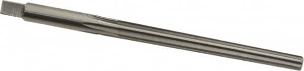 Made in USA - #2 Pin, 0.2008" Diam, 0.1605" Small End, 13/64" Diam Straight Shank, 1-15/16" Flute, Taper Pin Reamer - Eagle Tool & Supply