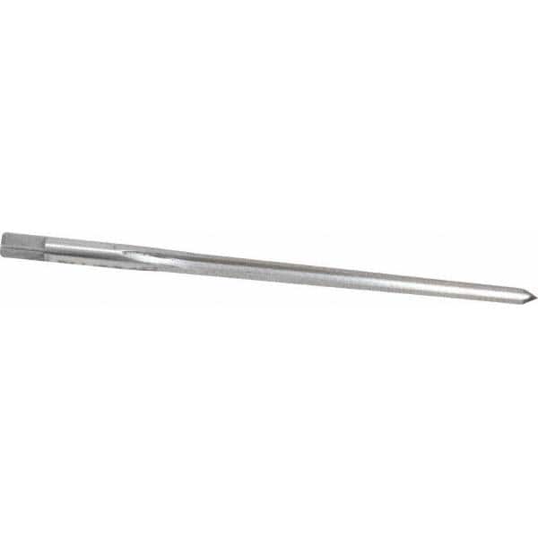 Made in USA - #4 Pin, 0.2604" Diam, 0.2071" Small End, 17/64" Diam Straight Shank, 2-9/16" Flute, Taper Pin Reamer - Eagle Tool & Supply