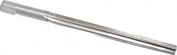 Made in USA - #5 Pin, 0.2994" Diam, 0.2409" Small End, 5/16" Diam Straight Shank, 2-13/16" Flute, Taper Pin Reamer - Eagle Tool & Supply