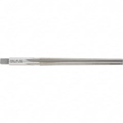 Made in USA - #6 Pin, 0.354" Diam, 0.2773" Small End, 23/64" Diam Straight Shank, 3-11/16" Flute, Taper Pin Reamer - Eagle Tool & Supply