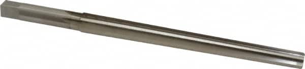 Made in USA - #8 Pin, 0.505" Diam, 0.3971" Small End, 7/16" Diam Straight Shank, 5-3/16" Flute, Taper Pin Reamer - Eagle Tool & Supply