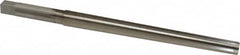 Made in USA - #8 Pin, 0.505" Diam, 0.3971" Small End, 7/16" Diam Straight Shank, 5-3/16" Flute, Taper Pin Reamer - Eagle Tool & Supply