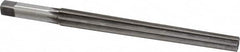 Made in USA - #10 Pin, 0.7216" Diam, 0.5799" Small End, 5/8" Diam Straight Shank, 6-13/16" Flute, Taper Pin Reamer - Eagle Tool & Supply