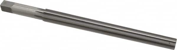 Made in USA - #11 Pin, 0.878" Diam, 0.706" Small End, 3/4" Diam Straight Shank, 8-1/4" Flute, Taper Pin Reamer - Eagle Tool & Supply