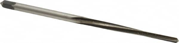 Made in USA - #5/0 Pin, 0.0966" Diam, 0.0719" Small End, 7/64" Diam Straight Shank, 1-3/16" Flute, Taper Pin Reamer - Eagle Tool & Supply
