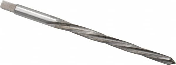 Made in USA - #2/0 Pin, 0.1462" Diam, 0.1137" Small End, 5/32" Diam Straight Shank, 1-9/16" Flute, Taper Pin Reamer - Eagle Tool & Supply