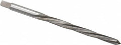 Made in USA - #2/0 Pin, 0.1462" Diam, 0.1137" Small End, 5/32" Diam Straight Shank, 1-9/16" Flute, Taper Pin Reamer - Eagle Tool & Supply