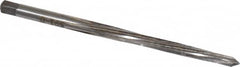 Made in USA - #0 Pin, 0.1638" Diam, 0.1287" Small End, 11/64" Diam Straight Shank, 1-11/16" Flute, Taper Pin Reamer - Eagle Tool & Supply